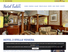 Tablet Screenshot of hotelfalier.com